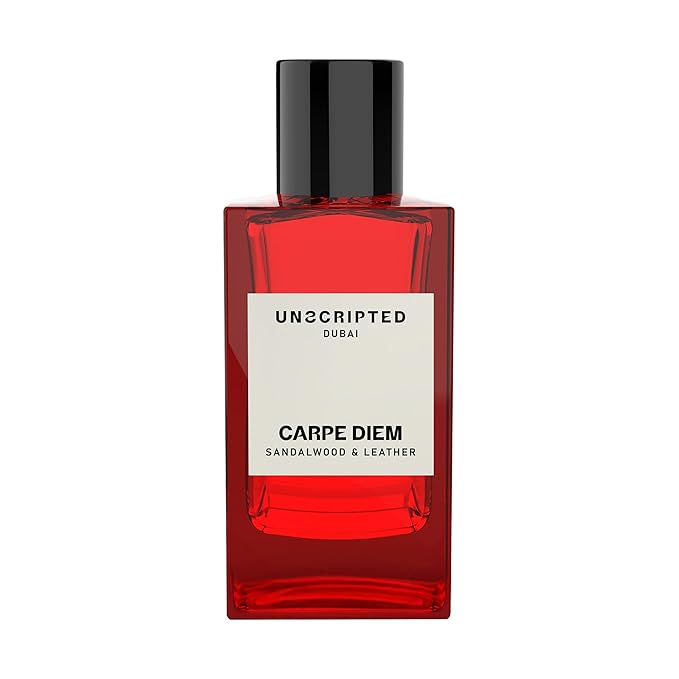 Unscripted Carpe Diem - Perfume For Men And Women - Women Perfume with Amber, Cedarwood, Leather Notes - Bold, Long-Lasting Mens Cologne - 3.4 oz