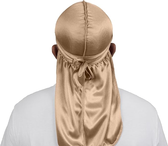ForceWave Silky Durag for Men Wave Cap Satin Dorag for Men Women 360 Wave