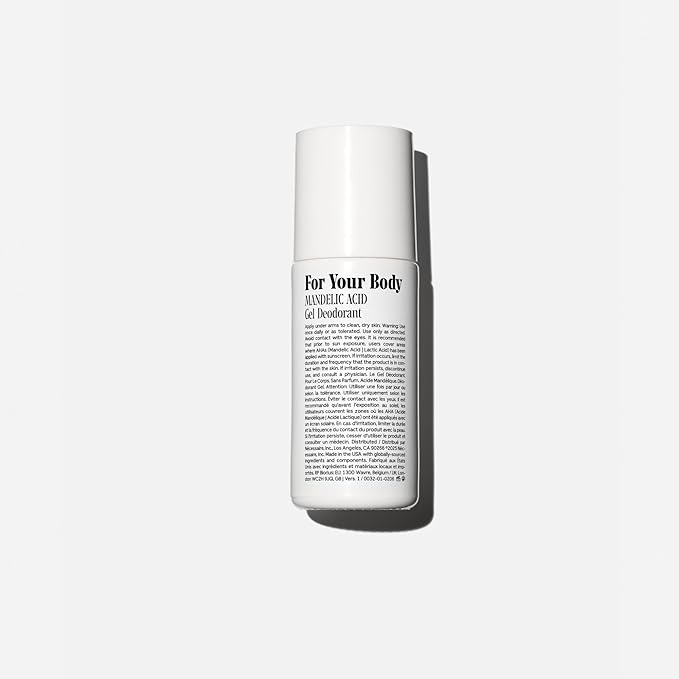 Nécessaire The Deodorant Gel - Clinical Deodorizing Treatment with 5% AHA. Vitamin B5 + B3. No Bumps. No Discoloration. Dermatologist-Tested. 1.7oz