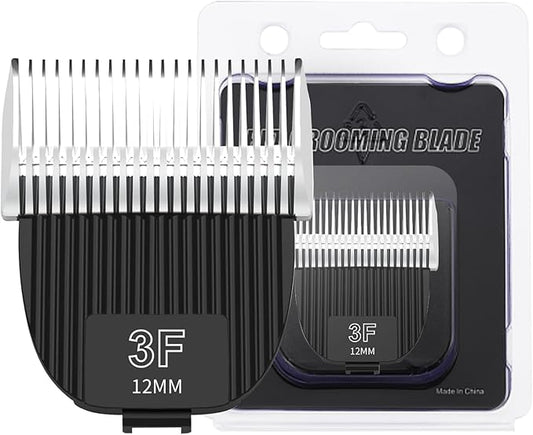 Flash Clipper Professional Detachable Replacement Blades,Compatible with Kenchii Flash Clipper Blade（Size 3F-12mm ）