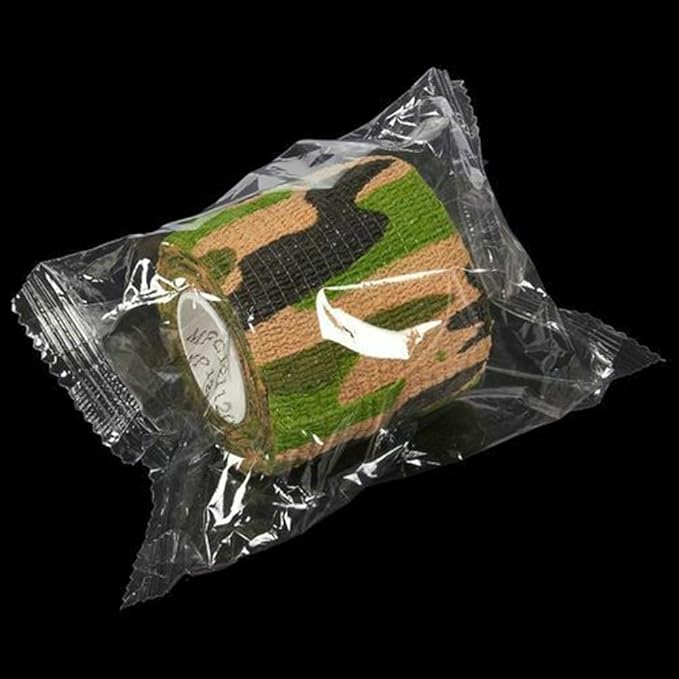 Sensi Wrap Grip Cover Sports Self Bandage Rolls 2-inch x 5-Yards 24pcs (Jungle Camo)