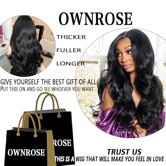 20 Inch Lace Front Wigs Human Hair 200 Density 13x6 HD Lace Front Wigs Human Hair Pre Plucked Glueless Wigs for Women Body Wave Wig