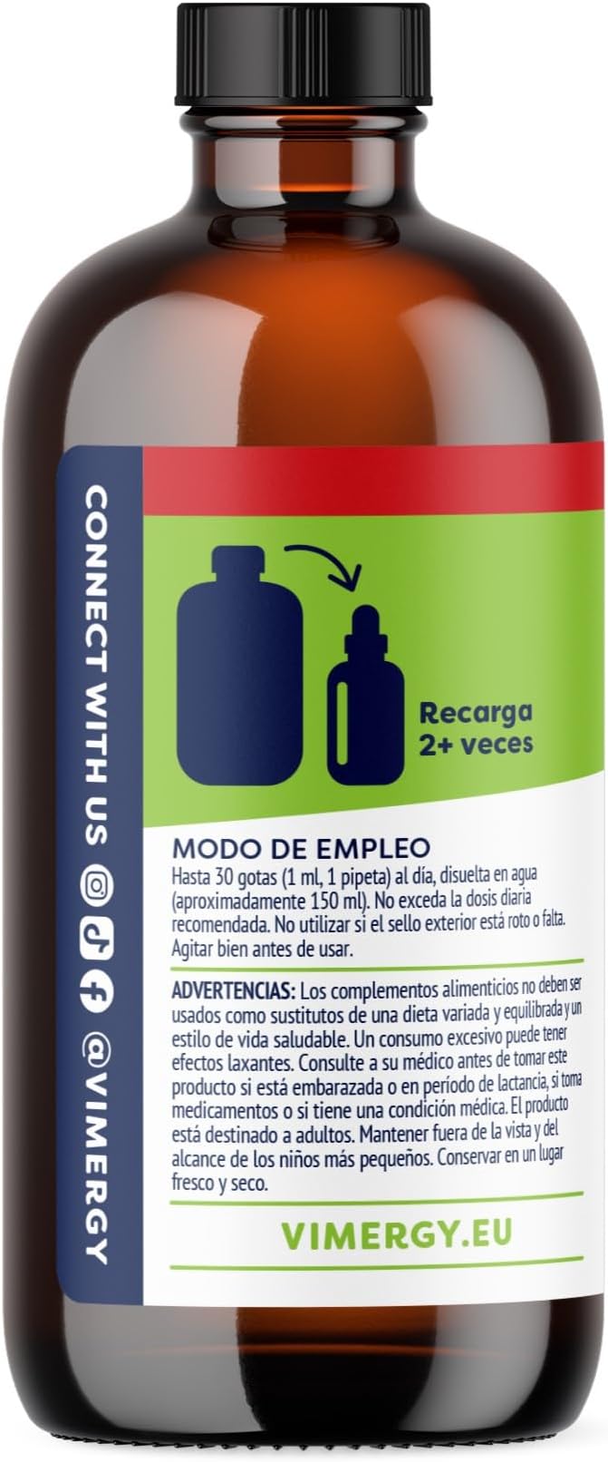 Vimergy Organic Lemon Balm Tincture Herbal Supplement – 175 mg of 10:1 Lemon Balm Extract per Serving, can be Used in Tea - USDA Certified Organic, Non-GMO, Alcohol-Free – 240 mL (1 mL/Serving)
