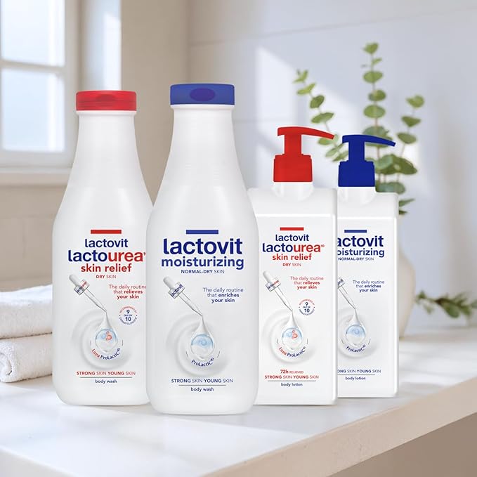 Lactovit | Lactourea Body Lotion | Hydrating Moisturiser for Dry Skin | With Urea ProLactiC10 Complex, Lactic Acid & Pure Urea | Soft & Youthful Skin | Dermatologist Recommended | 400 ml