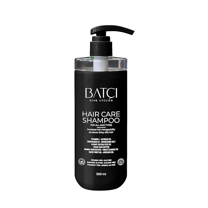 Provitamin Shampoo - Paraben and Sulfate-Free, Deep Moisturizing and Strengthening, Suitable for All Hair Types, 500 ml