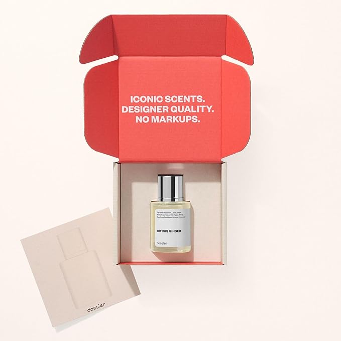 Dossier - Citrus Ginger - Eau de Parfum - Perfume Luxury - Pure Infused - For Men - Fragrance 1,7 Fl 0z (50ml)