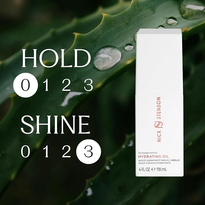 Hydrating Oil, Seals in Moisture while Smoothing Outer Layer of Hair & Adds Shine – Formulated with Baobab, Kale & Neem – Cruelty Free, Color-Safe Vegan, BPA-Free – 4 oz