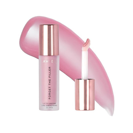 Lawless Women's Forget The Filler Lip Plumper Line Gloss, Lavender Sorbet, Pink, 0.11 Fl Oz (Pack of 1)