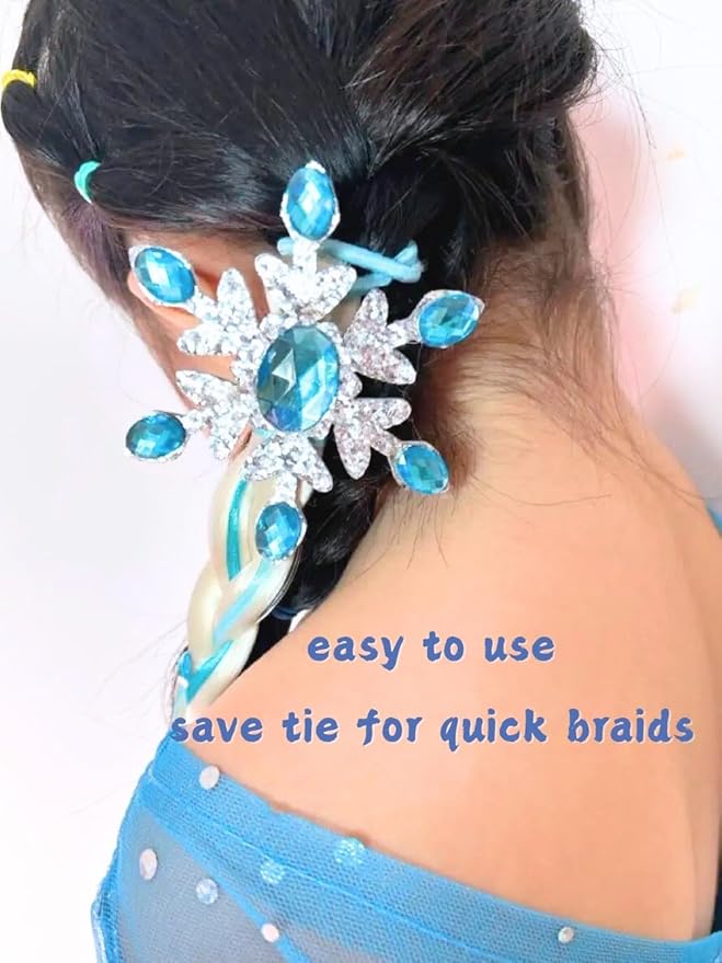 Extra Long Braids Hair Extensions for Women, Braided Ponytail Extension Tie In,1 Pack, Crazy Hair Day Accessories