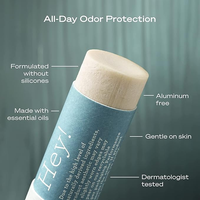 Hey Humans Deodorant, Aluminum Free Deodorant for Women and Men, Contains Naturally Derived Ingredients, All Day Odor Control, Refreshing Deodorant Essential Oils, Variety Pack