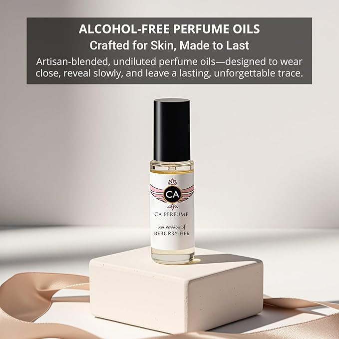 CA Perfume Duo Impression of Blue Lotus For Women And Men Perfume Layering Set Long Lasting Travel Size EDP + Body Oil Roll-On Bottle 0.27 Fl Oz+0.33 Fl Oz