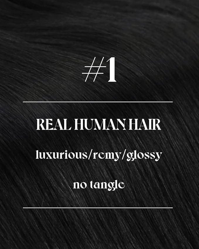 Sunny Hair Sew in Hair Extensions 120G Weft Hair Extensions Human Hair Jet Black Sew in Weft Hair Extensions Remy for Women Add Volume 20 Inch