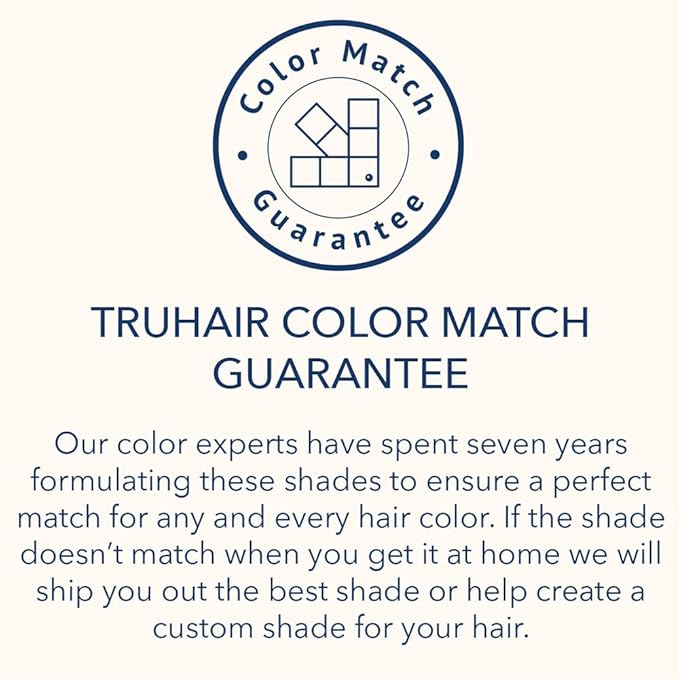 TRUHAIR Color & Conceal Waterproof Root Touch Up Hair Color Concealer - Hair Cover up for Gray Coverage and Hairline Filling - 11 Hair Colors Available (Dark Brown)