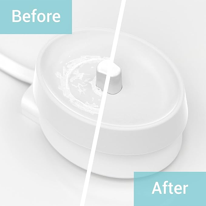 Silicone Clean Cover for Oral-B Toothbrush Charger Base - Quickly Rinse Away Gunk - Colorful Identifiers for Families