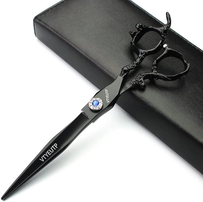 Professional 7-Inch Barber Hair Cutting Scissors - Japanese Stainless Steel Salon Scissors - professional hairdresser hair trim and hairstyle Cutting shears