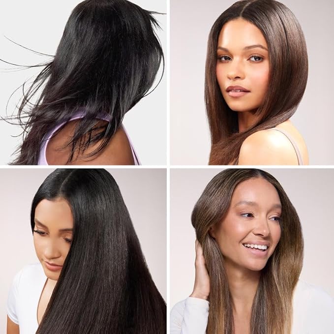 L'ANGE HAIR Smooth-It 2-in-1 Hot Comb Straightener | Digital Straightening Comb with Adjustable Heat Dial | Ionic Technology for Frizz-Free Styling | for All Hair Types (Digital Comb - Black)