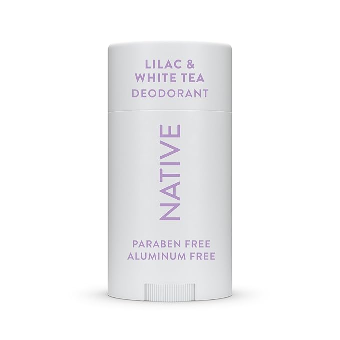 Native Deodorant Contains Naturally Derived Ingredients, 72 Hour Odor Control | Seasonal Scents for Women and Men, Aluminum Free with Baking Soda, Coconut Oil and Shea Butter | Lilac & White Tea