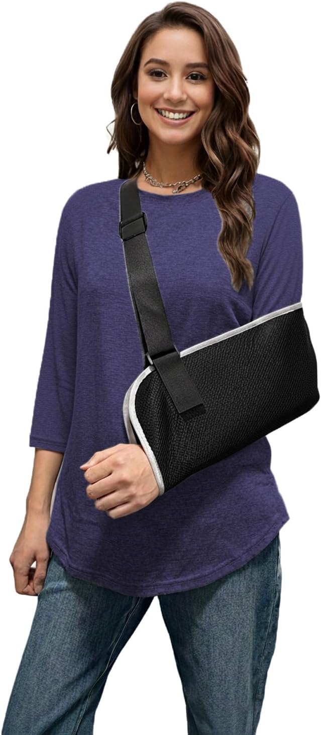 Youdiao Post Shoulder Surgery Shirts for Women Tear Away 3/4 Sleeve Tops After Rotator Cuff Chemo Port Adaptive Clothing