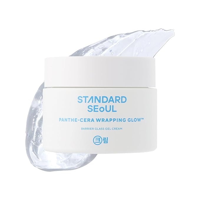 Barrier Glass Gel Moisturizer – Instantly Soothes & Hydrates, Lightweight Gel Cream for Sensitive Skin, Panthenol & 5 Ceramides, Glass-Skin Finish, 50ml