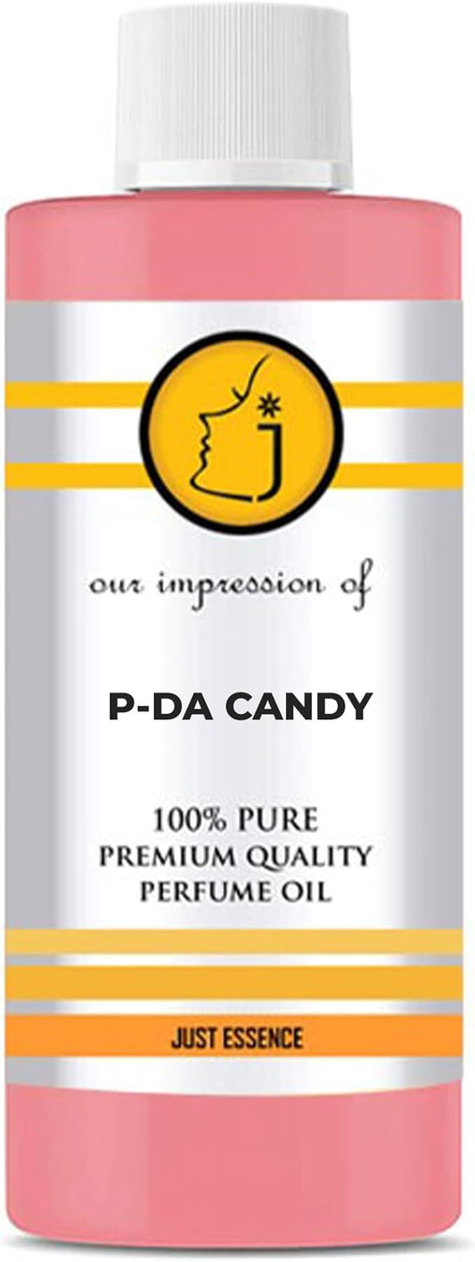 P-da Candy Fregrance Perfume Oil from France | Premium Quality Concentrated Fragrance | Pure Perfume & Cologne Oil for Personal Body Use | 4 Fl Oz