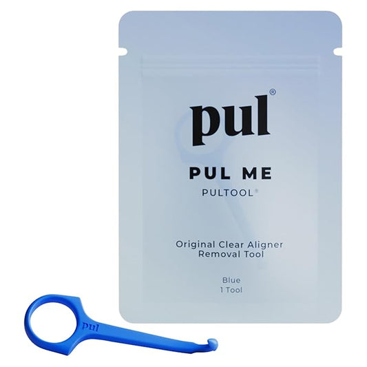 PUL Pack of 1 Reusable Clear Aligner Removal Tool — Compatible with Invisalign, Removable Braces, Retainers & Trays – Easy-to-Use Device Remover, Dental & Oral Hygiene Care Product – Blue