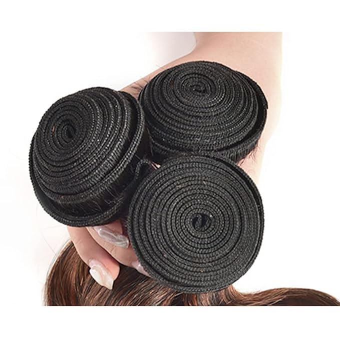 Brown Human Hair Bundles Highlight Body Wave Bundle Color 30 Body Wave Human Hair 3 Bundles 16 18 20 Inch Brazilian P4/30 Bundle