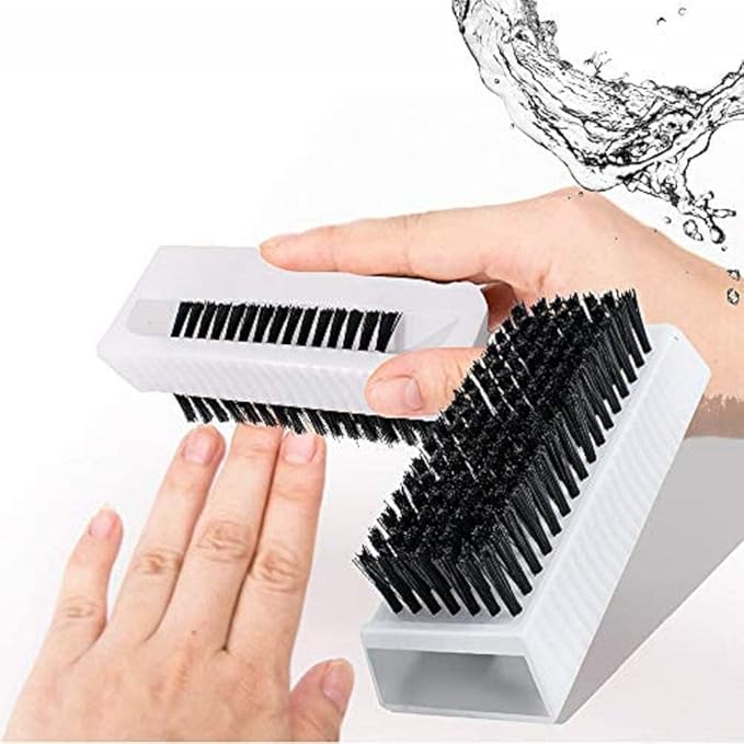 2 PCS Nail Brush Surgical Scrub Brushes Two-Sided Stiff Hand and Nail Brush Non-Disposable Sterile Hand Scrubber with Nail Cleaner Hand and Nail Cleaning Brush Fingernail Brushes Nail Scrub Brushes