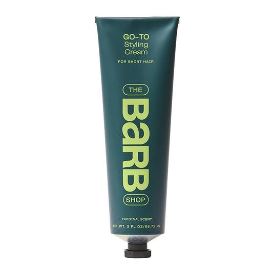Barb Styling Cream for Women and Men - Soft Hold Hair Styling Cream for Curl Definition and Frizz Control - Lightweight, Natural Finish - Original Scent - 3 fl oz
