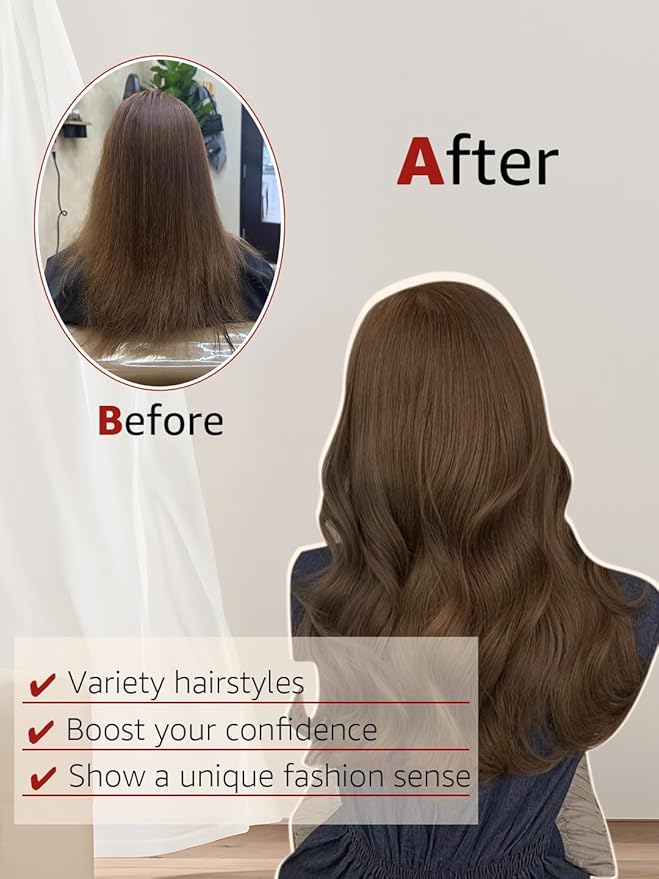 Clip in Hair Extensions Real Human Hair Medium Dark Brown,120g 18 Inch,Remy Human Hair Extensions Clip ins for Women,Natural Human Hair 6pcs Per Set with 18 Clips(#4,18'')