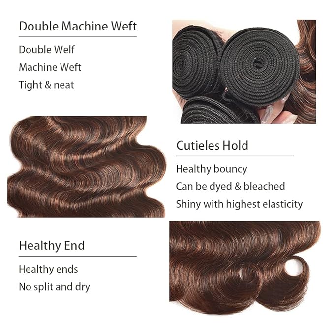 Freiuoke 28 30 32 Inch P4 30 Human Hair Bundles Highlight Body Wave Bundle 4/30 Body Wave 3 Bundles Brazilian Virgin Hair Extensions