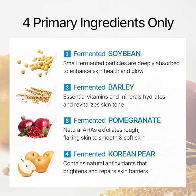 mixsoon Bean Essence-Exfoliating, Hydrating, Fermented Bean Extract, Gentle Formula for Smooth Skin 50ml / 1.69 fl.oz. Korean Glass Skin Care