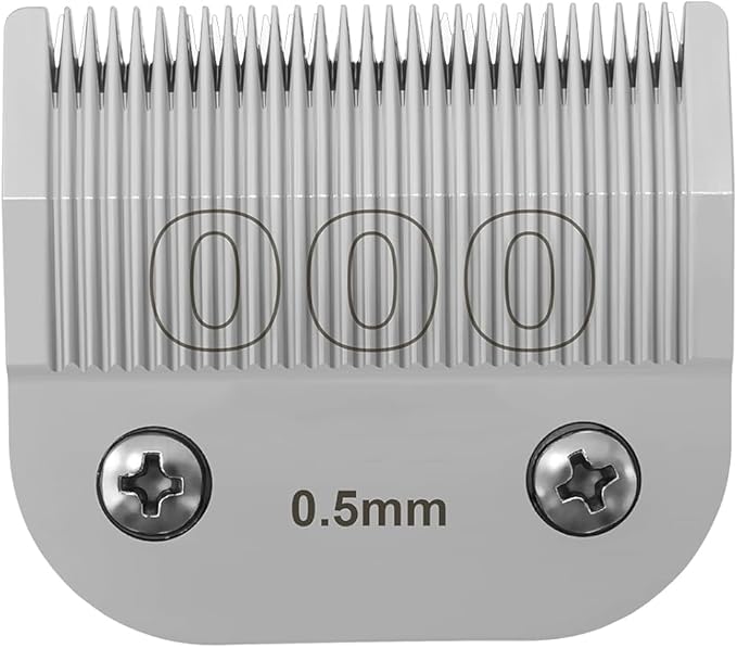 Professional Detachable Replacement Ceramic Blades set,compatible with oster Classic 76/Star-Teq/Power-Teq andi A*dis AGC,BDC,BGC,MBG Series Clippers (Size-000)