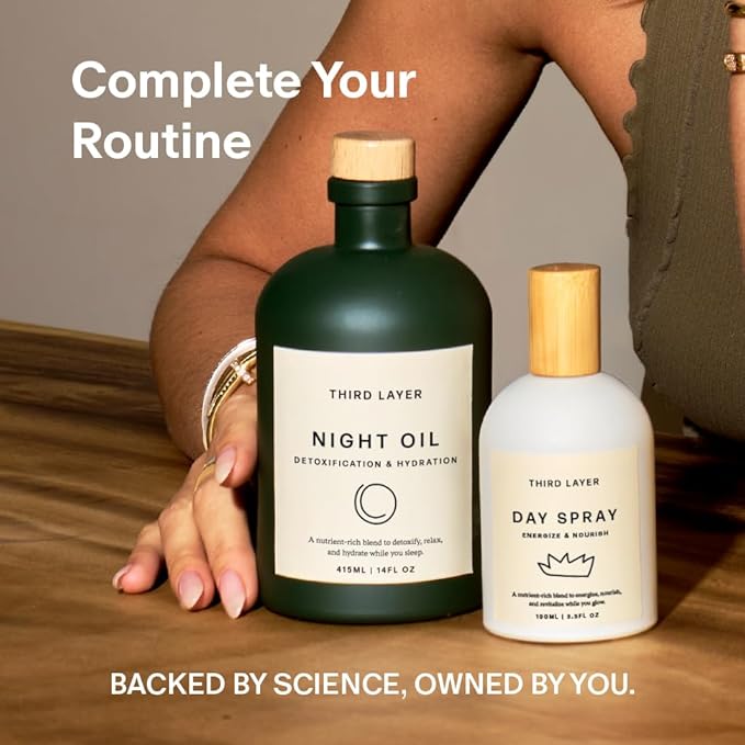 Day Spray – Fast Absorbing Body Oil with Jojoba, Moringa & Green Coffee – Free from Alcohol, Parabens & Synthetic Fragrance – 3.3 fl oz