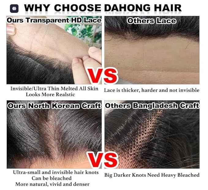 4X4 Lace Closure 1 Piece 10 Inch - 12A Unprocessed Brazilian Virgin Human Hair, Natural Scalp Look, Breathable Lace, Heat-Friendly (Natural Black)