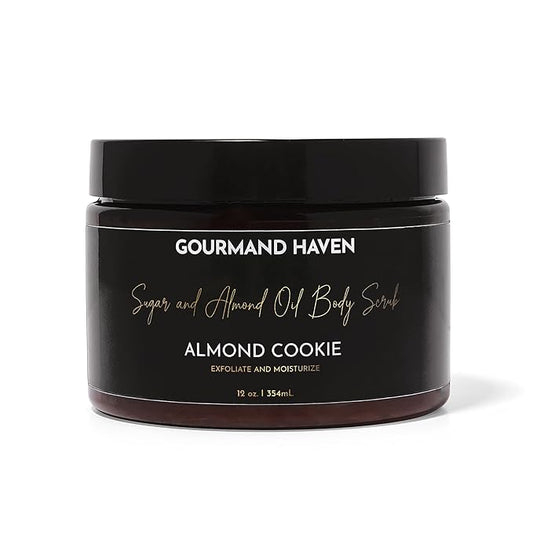 Exfoliating Body Scrub - Sugar Exfoliator - Bath and Shower Products for Women and Men - Exfoliate Dead Skin for Hand, Leg, and Body - 12 Fl Oz