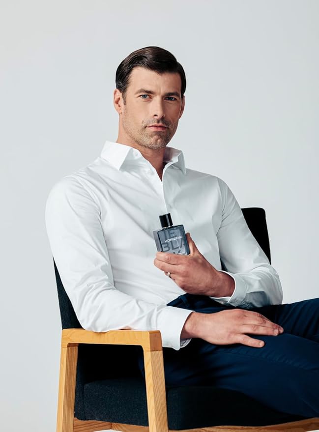Michael Malul Jet Black Horizon Eau de Parfum for Men - 100ml | 3.4oz (100ml, Jet Black Horizon)