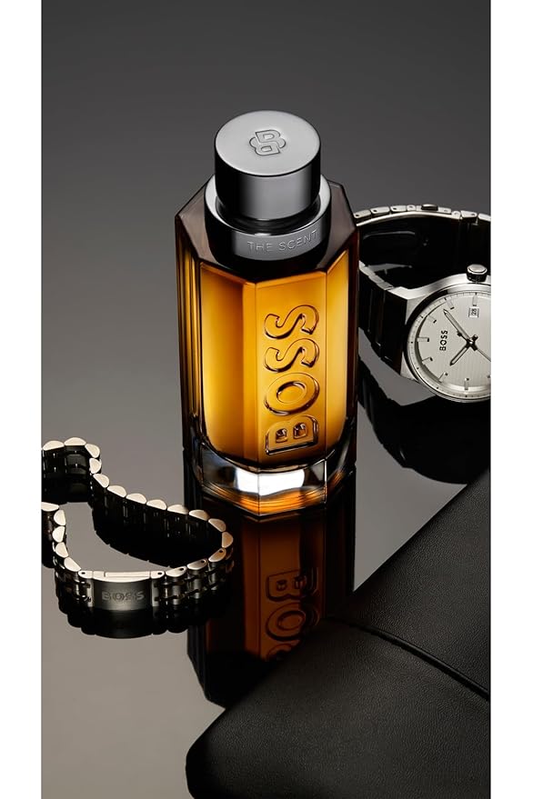 Hugo Boss The Scent Eau de Toilette – Ambery Men's Cologne – With Notes of Ginger, Manika Fruit & Leather Accords – Long Lasting Fragrance