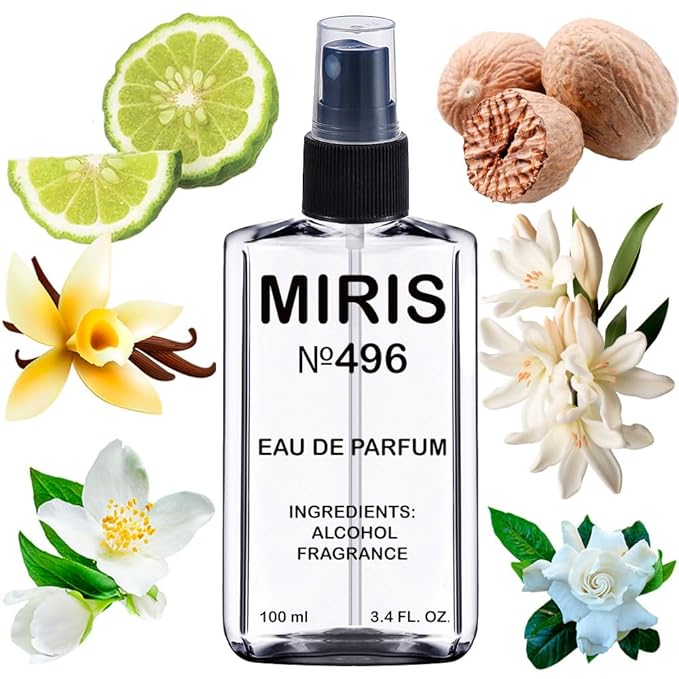 MIRIS No. 496, Inspired by Organza, Long-Lasting Eau de Parfum for Women, Spray 3.4 Fl Oz / 100 ml
