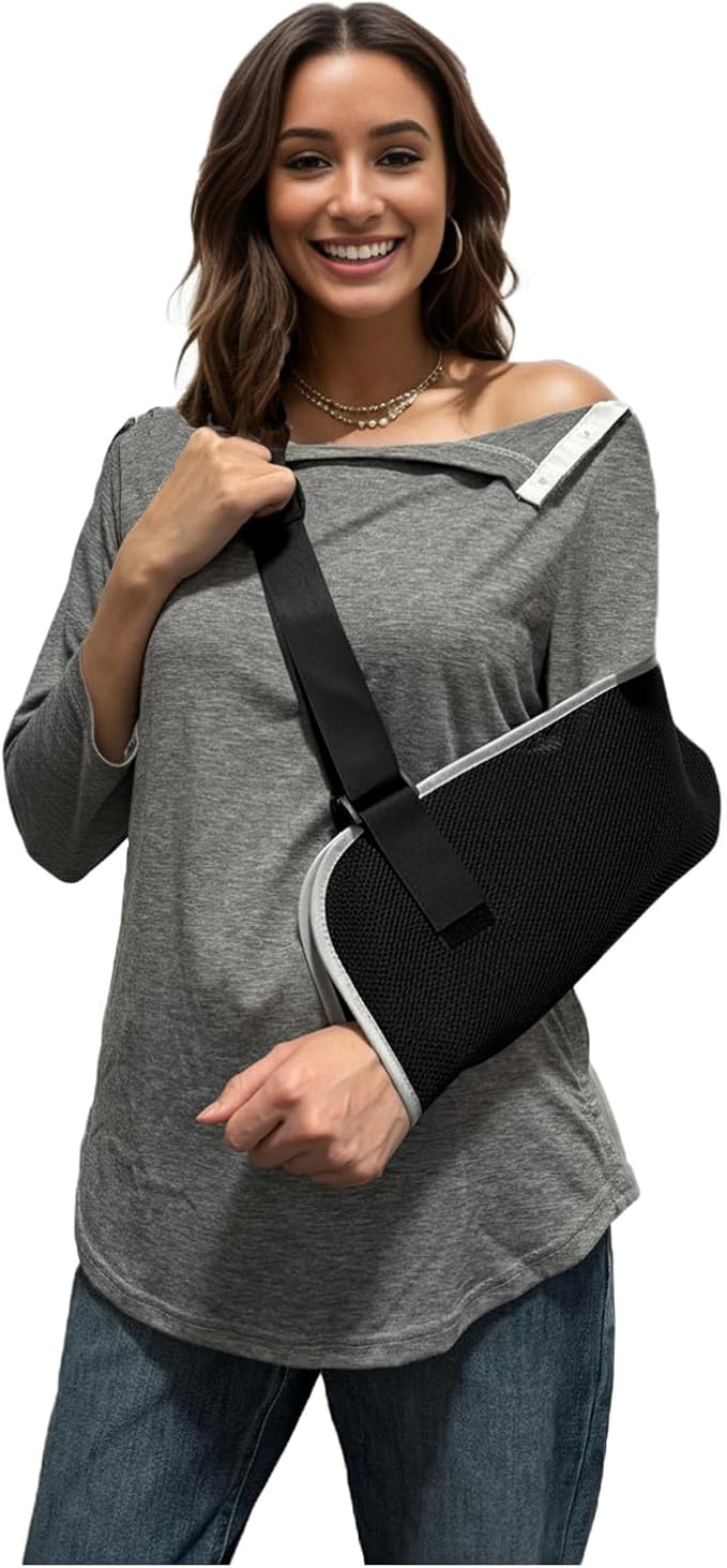 Youdiao Post Shoulder Surgery Shirts for Women Tear Away 3/4 Sleeve Tops After Rotator Cuff Chemo Port Adaptive Clothing