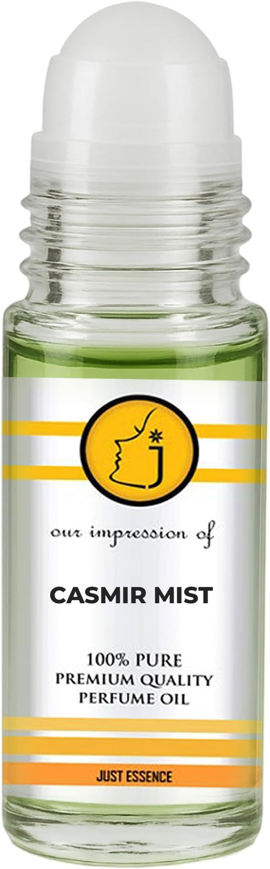 Casmir Mist Fregrance Perfume Oil from France | Roll On | Premium Quality Concentrated Fragrance | Pure Perfume & Cologne Oil for Personal Body Use | 1 Fl Oz
