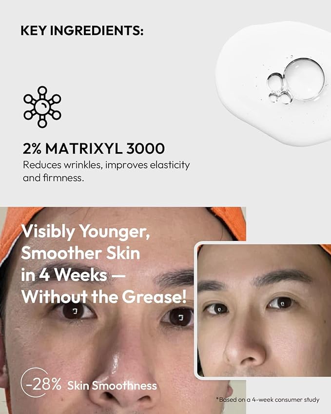 Niacinamide 10% + Matrixyl 3000 2% Serum - Minimizes Pores, Fights Wrinkles & Controls Oil, Multi-Action Anti-Aging Skincare Serum for Face - 1 Fl Oz / 30ml