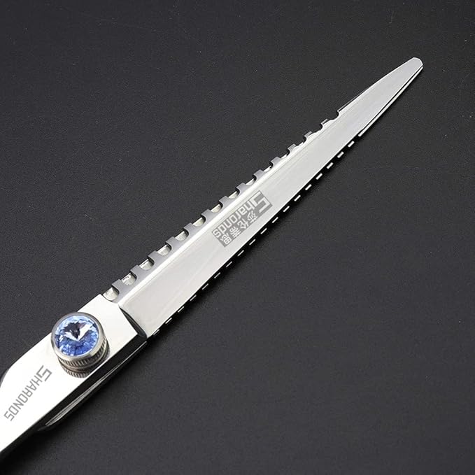 7" 7.5" 8"9" Professional Hairdressing Scissors Barber Salon Hair Cutting Dragon Shears (Large). (7 inch 2pc-A)