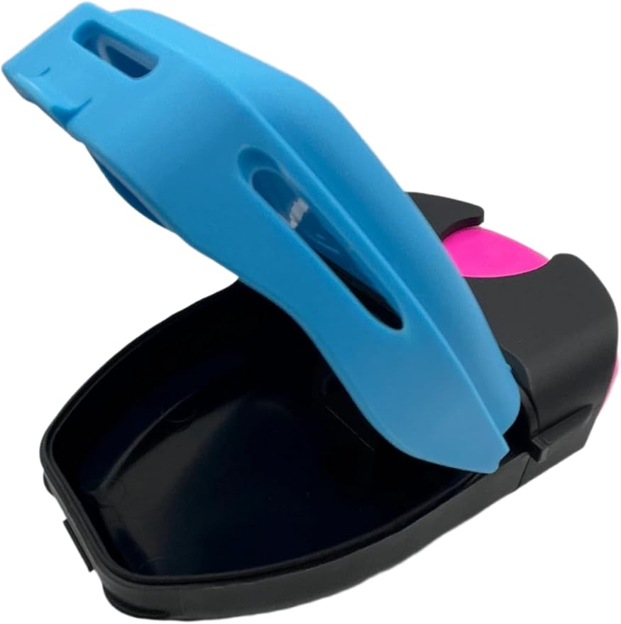 Self-Cleaning Mouthguard and Retainer Case with Cleaning Solution - Storage for, Night Guards, Aligners, Mouthguards – Compatible with Retainer Cleaner Tablets, and Foam