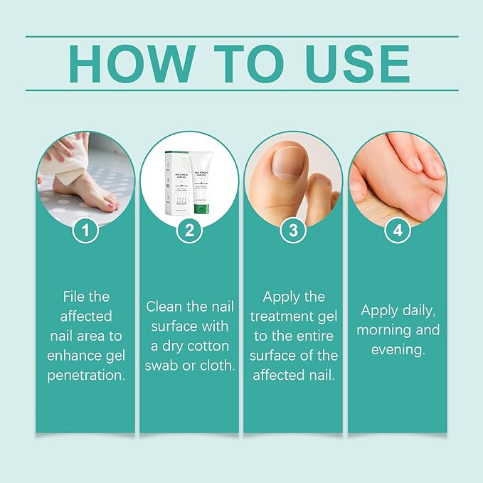 2Pcs Natural Nail Repair Gel, Nail Growth Repair Cream, Multi Purpose Nail Repair Foot Care Cream.