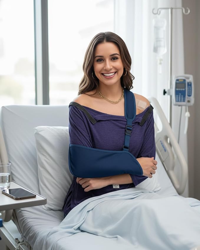 Youdiao Post Shoulder Surgery Shirts for Women Tear Away 3/4 Sleeve Tops After Rotator Cuff Chemo Port Adaptive Clothing