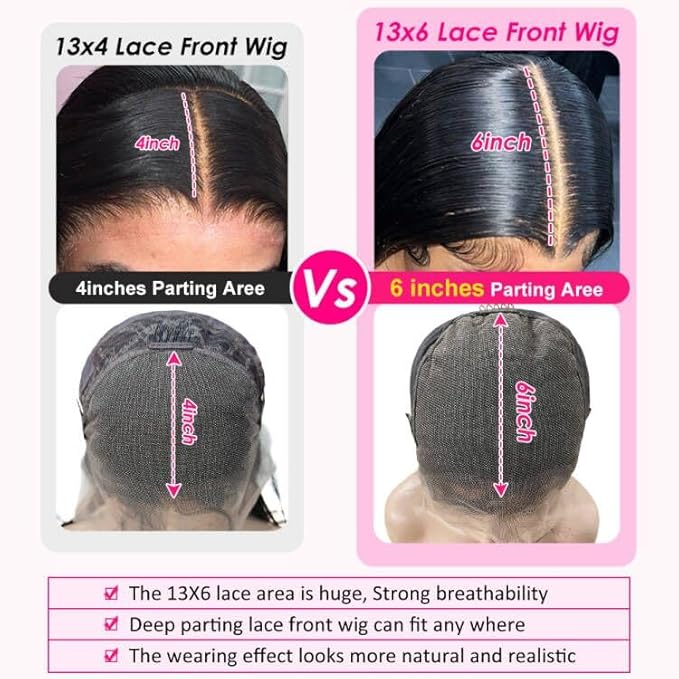 Pizazz 13x6 Body Wave Lace Front Wigs Human Hair Pre Plucked 180 Density HD Transparent Lace Frontal Wigs Human Hair for Women 9A Glueless Wigs Human Hair with Baby Hair 30Inch