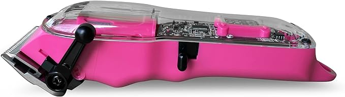 TPOB Slime 2 Candy Edition Barber Hair Clippers for Men 6800 RPM with Matte Pink Case and Taper Blade