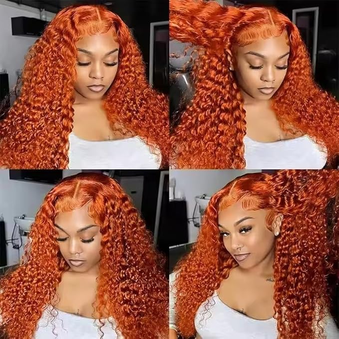 Ginger Bundles Human Hair Ginger Bundles 350 Human Hair Bundle 24 26 28 inch #350 Deep Wave Bundle