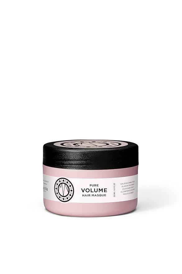 Maria Nila Pure Volume, Hair Mask 8.5 Fl Oz, Vitamin B5 Gives Volume to Thin & Fine Hair, 100% Vegan & Sulfate/Paraben free
