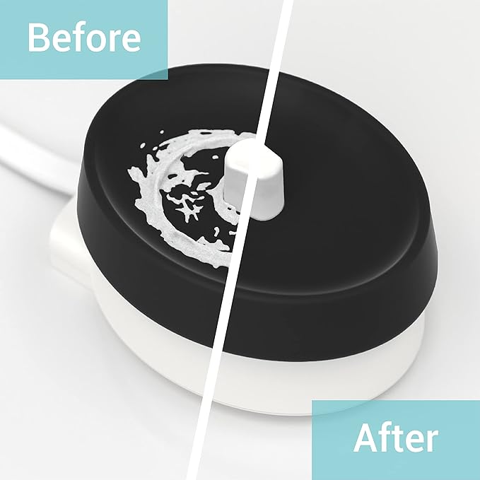 Silicone Clean Cover for Oral-B Toothbrush Charger Base - Quickly Rinse Away Gunk - Colorful Identifiers for Families